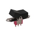 C&K Components Rocker Switch, Spdt, On-On, Latched, 5A, 28Vdc, 3 Pcb Hole Cnt, Solder Terminal, Rocker With Frame 7101J51CQE22